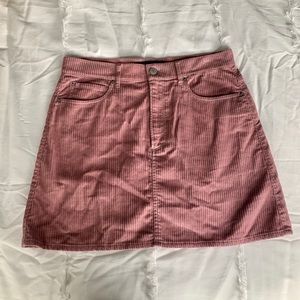 Express Corduroy Mini Skirt